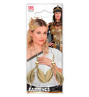 Pair Of Golden Leaves Earrings