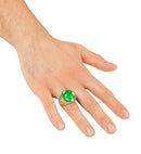 Gold Ring With Green Gem