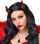 Bat Necklace With Black Gem