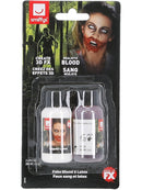 Fake Blood and Latex Kit 2 1oz Bottles SFX Make Up 1