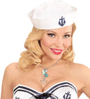 Strass Anchor Necklace With Charms