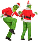 Christmas Monster Fast Costume  Jacket, Pants, Hat, Gloves, Beard, Eyebrows 