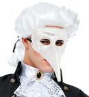 Paintable White Venetian Mask Plastic
