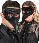 Black Plastic Venetian Mask