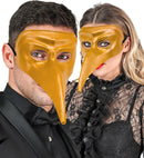 Gold Venetian Mask Plastic