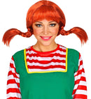 Playful Girl Wig With Bendable Plaits - In Polybag