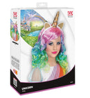 Unicorn Wig & Headband In Box