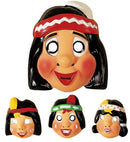 Indian Mask Plastic - 4 Styles Ass.