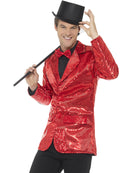Sequin Jacket Red Mens Costume Accessory 1