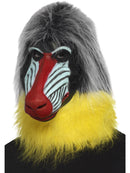 Grey Baboon Latex Mask Full Overhead Adult Lion King Costume Accessory 1