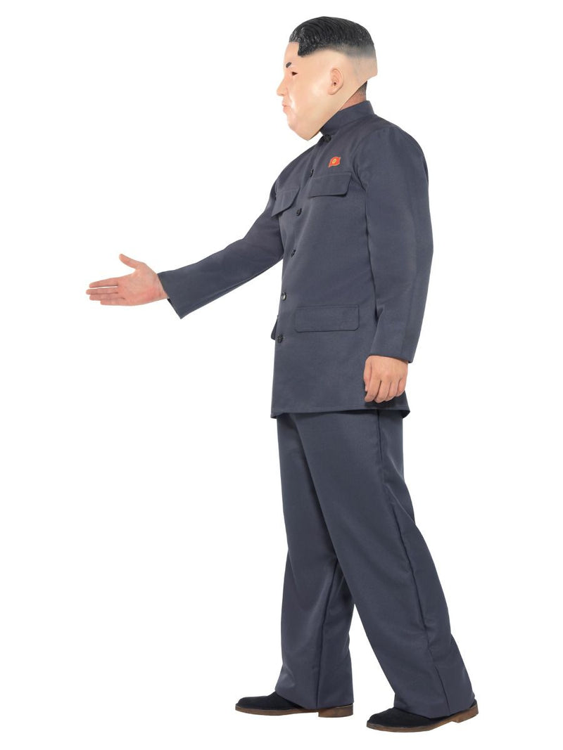 Korean Dictator Costume Adult Grey Jumpsuit