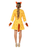 Lady Fox Costume Yellow Fantastic Miss Womens Dress Gloves Mask 3