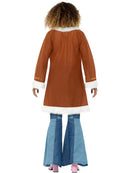 Retro Afghan Coat Brown with Fur Trim for Ladies Costumes 3