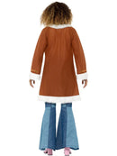 Retro Afghan Coat Brown with Fur Trim for Ladies Costumes 3
