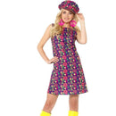 1960s Psychedelic Cnd Costume Adult Multi