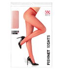 Red Fishnet Pantyhose