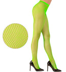 Neon Green Fishnet Pantyhose