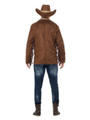 Sheriff Costume Brown Mens Cowboy Lawman Outfit Wild West 4