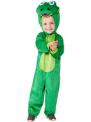 Crocodile Costume Toddler Green Hooded Jumpsuit 4