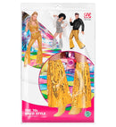 The 70S Disco Style  Gold Sequin Leg Warmers 