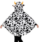 Cow  Hooded Poncho 