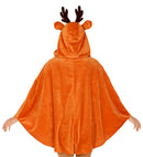 Reindeer  Hooded Poncho 