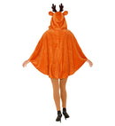 Reindeer  Hooded Poncho 