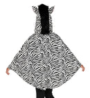Zebra  Hooded Poncho 
