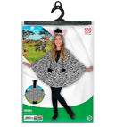 Zebra  Hooded Poncho 