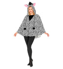 Zebra  Hooded Poncho 