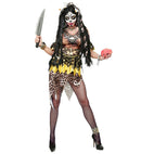 Voodoo Priestess  Dress, Cuffs, Headband 