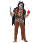 Voodoo Priest  T-Shirt, Pants, Headband, Cape 