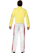Queen Freddie Mercury Adult Costume Iconic Yellow Jacket White Trousers 4
