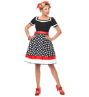 The 50S Fashion  Dress With Petticoat, Belt 