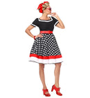 The 50S Fashion  Dress With Petticoat, Belt 
