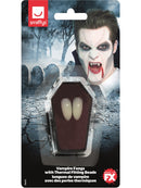 Vampire Fangs White with Thermal Fitting Beads FX Make Up 1