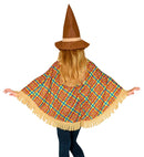 Scarecrow  Poncho, Hat 
