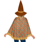 Scarecrow  Poncho, Hat 