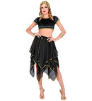 Black Chiffon Skirt