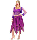 Purple Chiffon Skirt