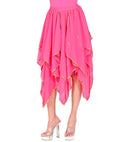 Pink Chiffon Skirt
