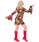 The 70S Groovy Style - Vintage Waves  Dress 