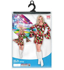 The 70S Groovy Style - Vintage Waves  Dress 