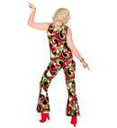 The 70S Groovy Style - Vintage Waves  Jumpsuit 