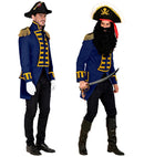 Blue Parade Coat For Man