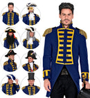 Blue Parade Coat For Man