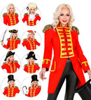 Red Parade Coat For Woman
