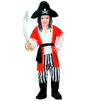 Pirate  Shirt With Coat, Pants With Boot Covers, Belt, Hat 