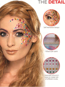 Rainbow Jewel Face Gems Sheet of 100 FX Make Up 3