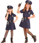 Police Girl  Dress, Belt, Hat, Handcuffs, Radio 
